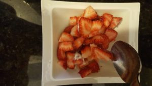 Strawberry Roll preparation 1