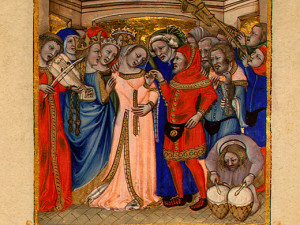 Nicolo da Bologna 'Il Matrimonio' 1350