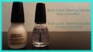 Base coat and Top coat